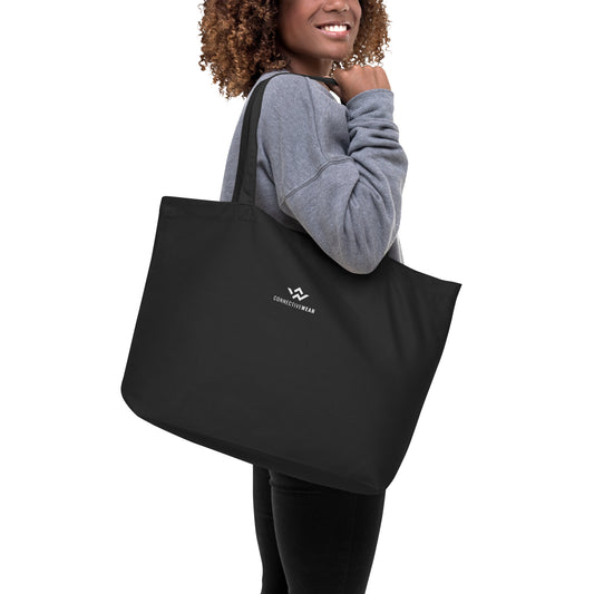 Large organic tote bag