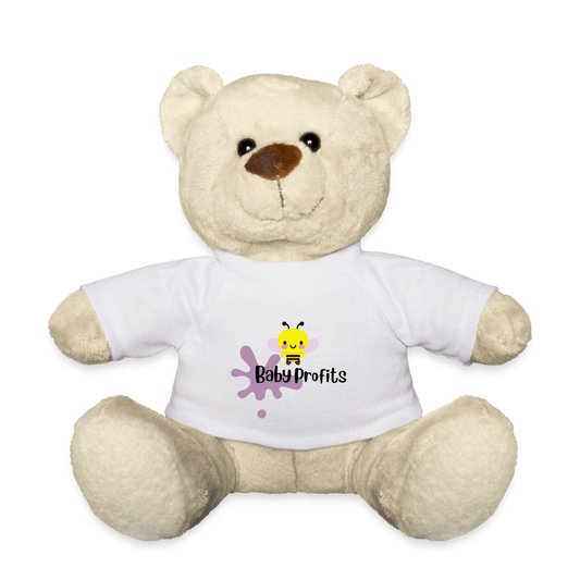 Baby Profits Teddy Bear - white