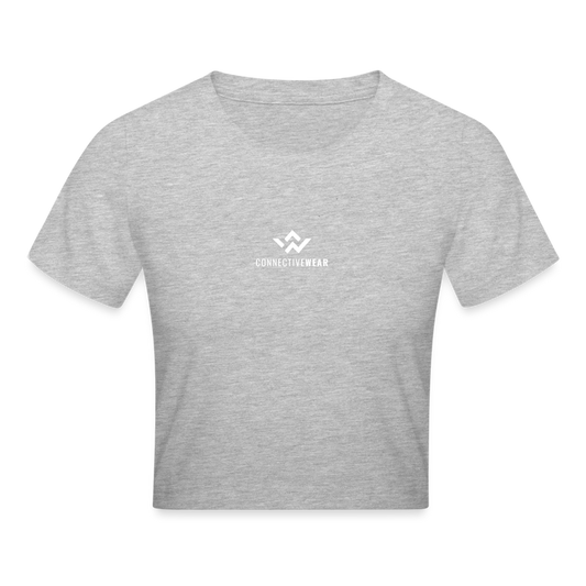 ConnectiveWear Crop T-Shirt - heather grey