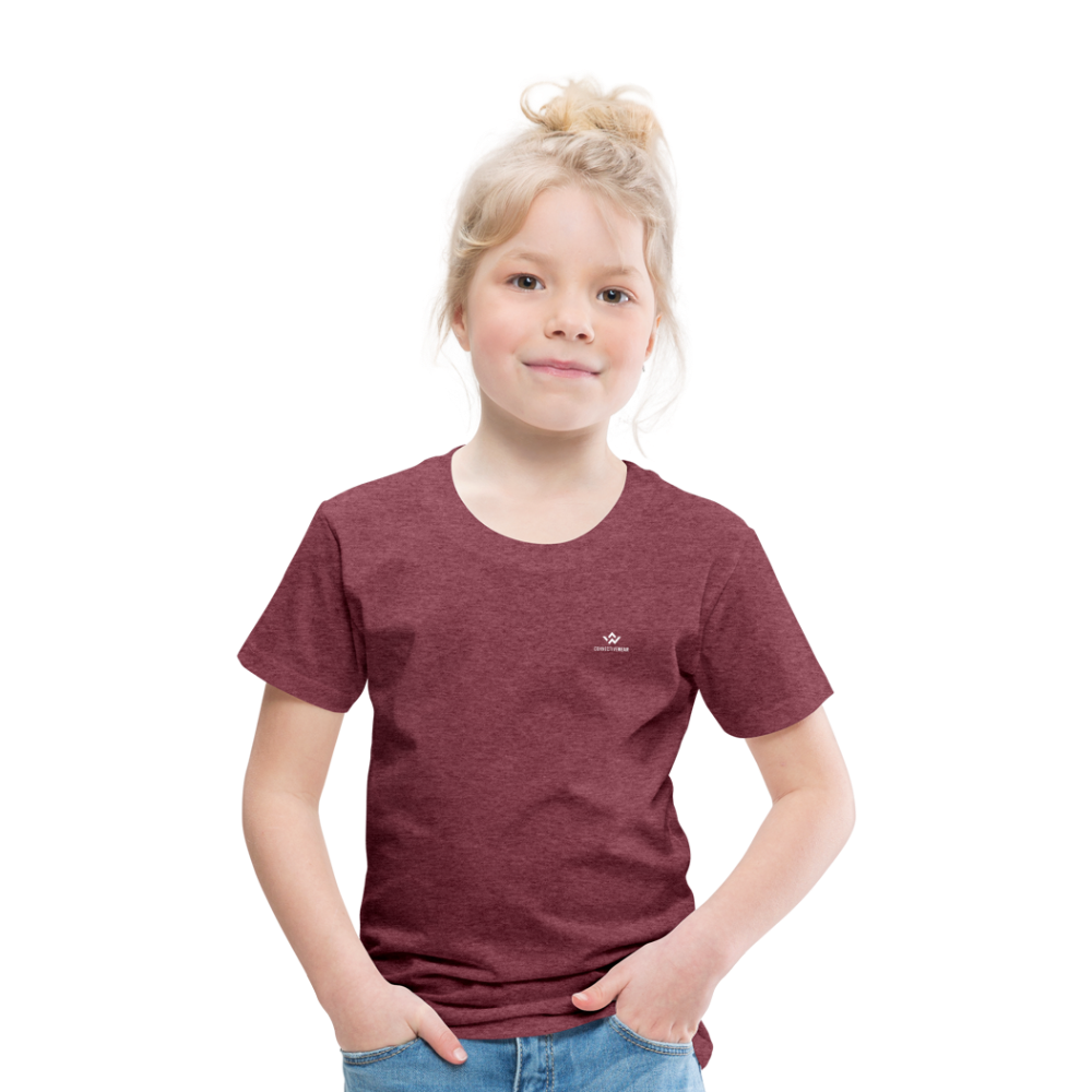 ConncetiveWear Kids' Premium T-Shirt - heather burgundy