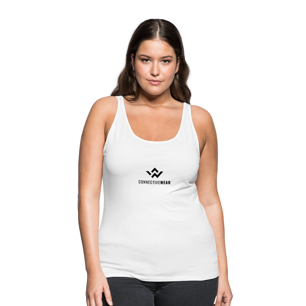 ConnectiveWear Women’s Premium Tank Top - white