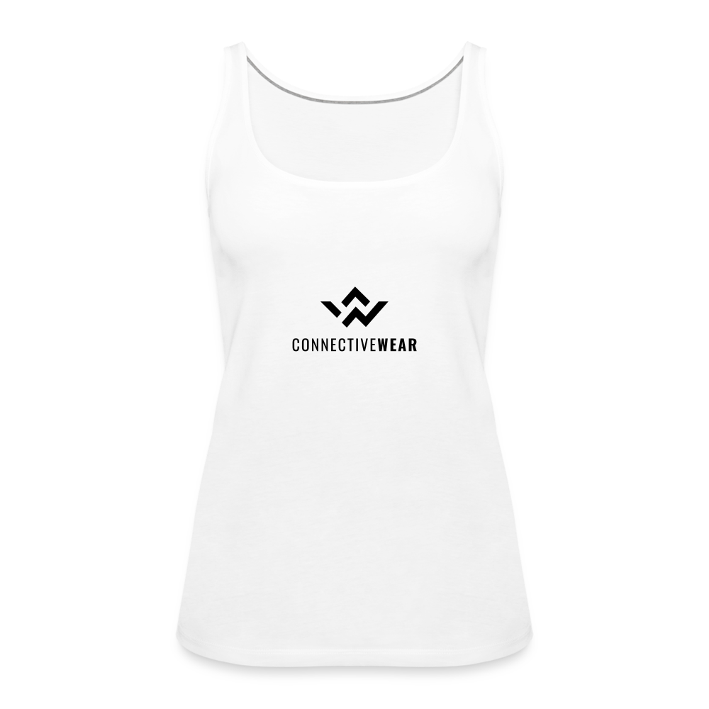 ConnectiveWear Women’s Premium Tank Top - white