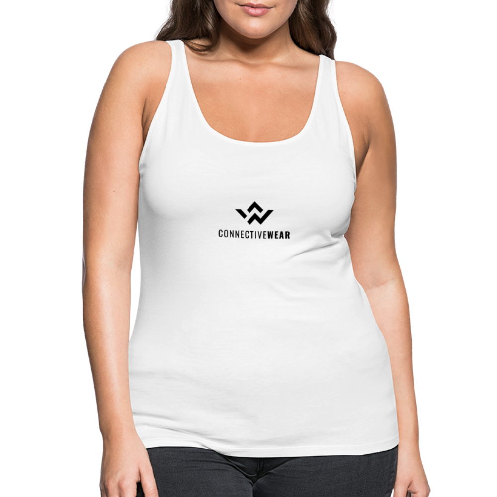 ConnectiveWear Women’s Premium Tank Top - white