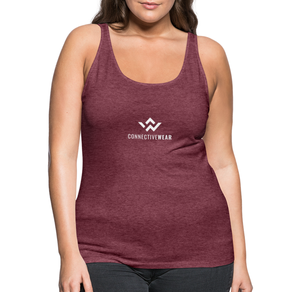 ConnectiveWear Women’s Premium Tank Top - heather burgundy