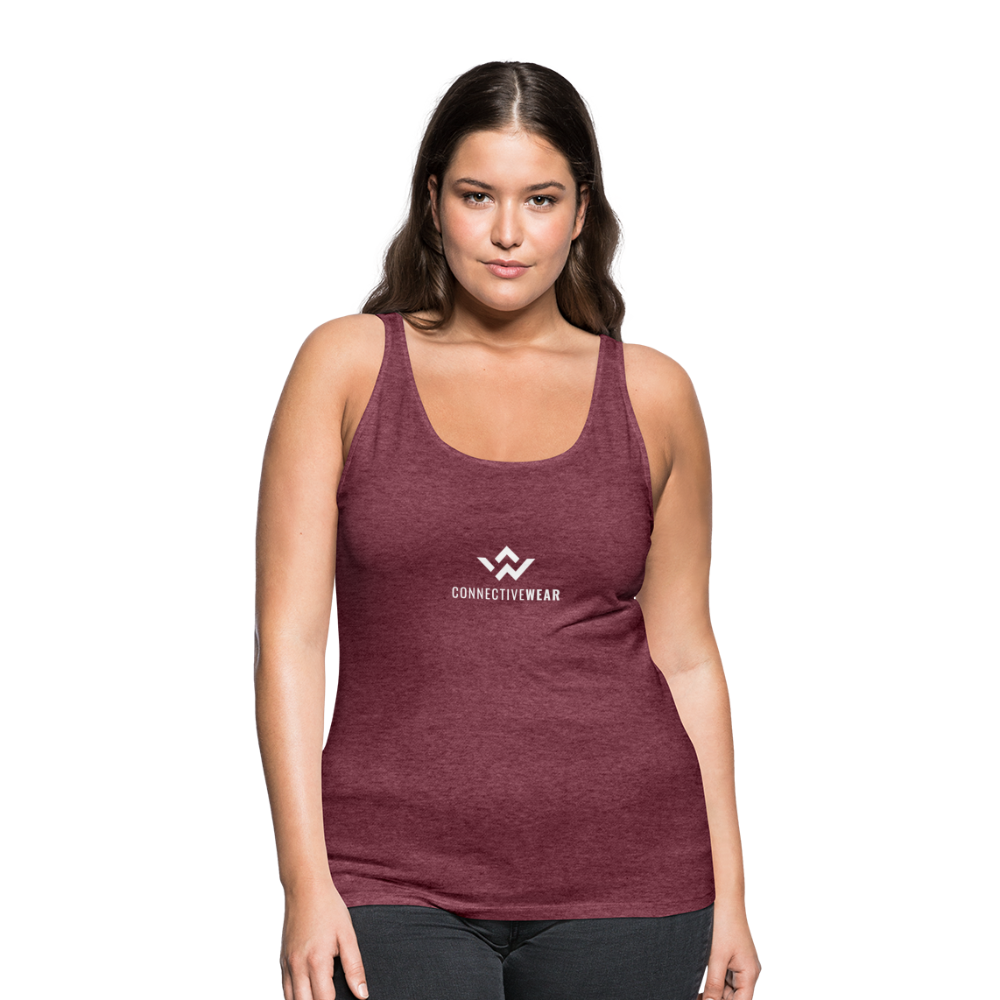 ConnectiveWear Women’s Premium Tank Top - heather burgundy