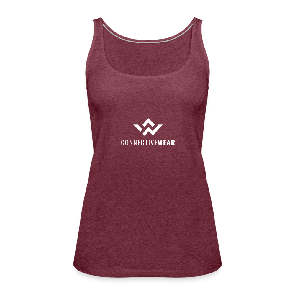 ConnectiveWear Women’s Premium Tank Top - heather burgundy