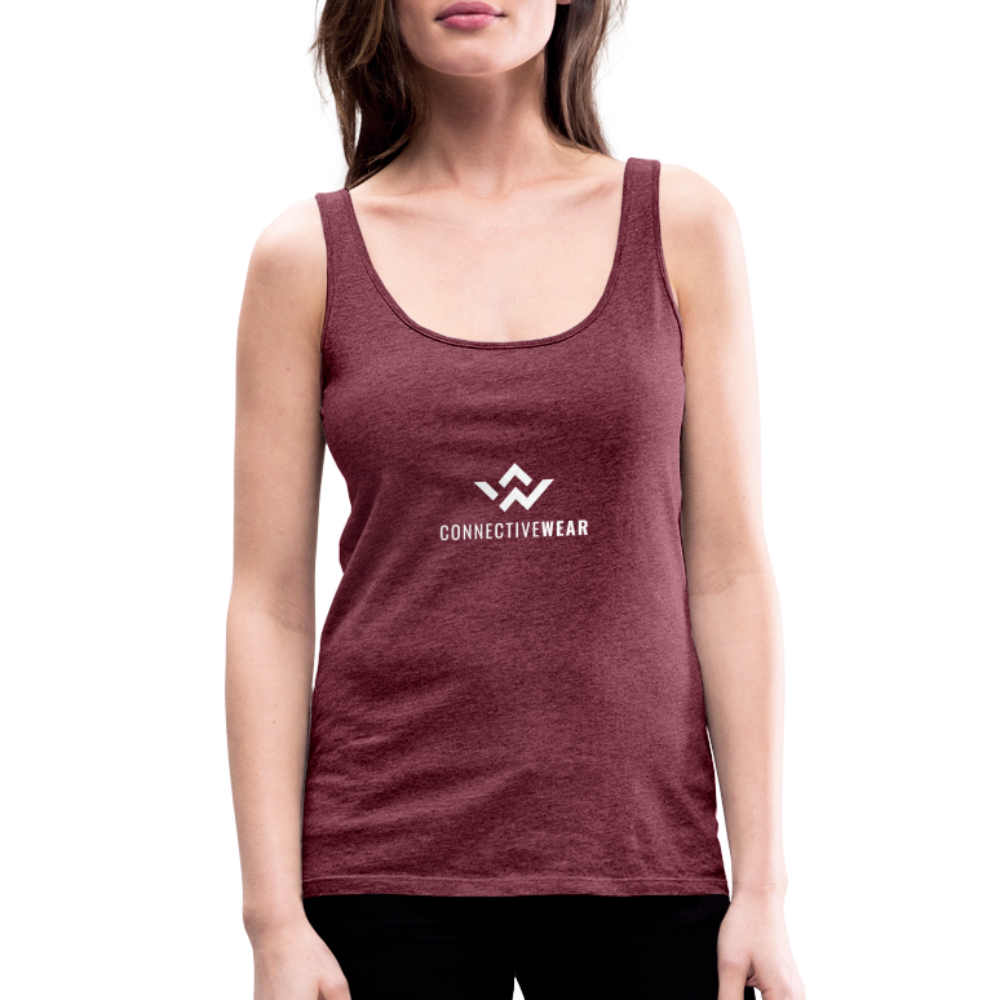 ConnectiveWear Women’s Premium Tank Top - heather burgundy