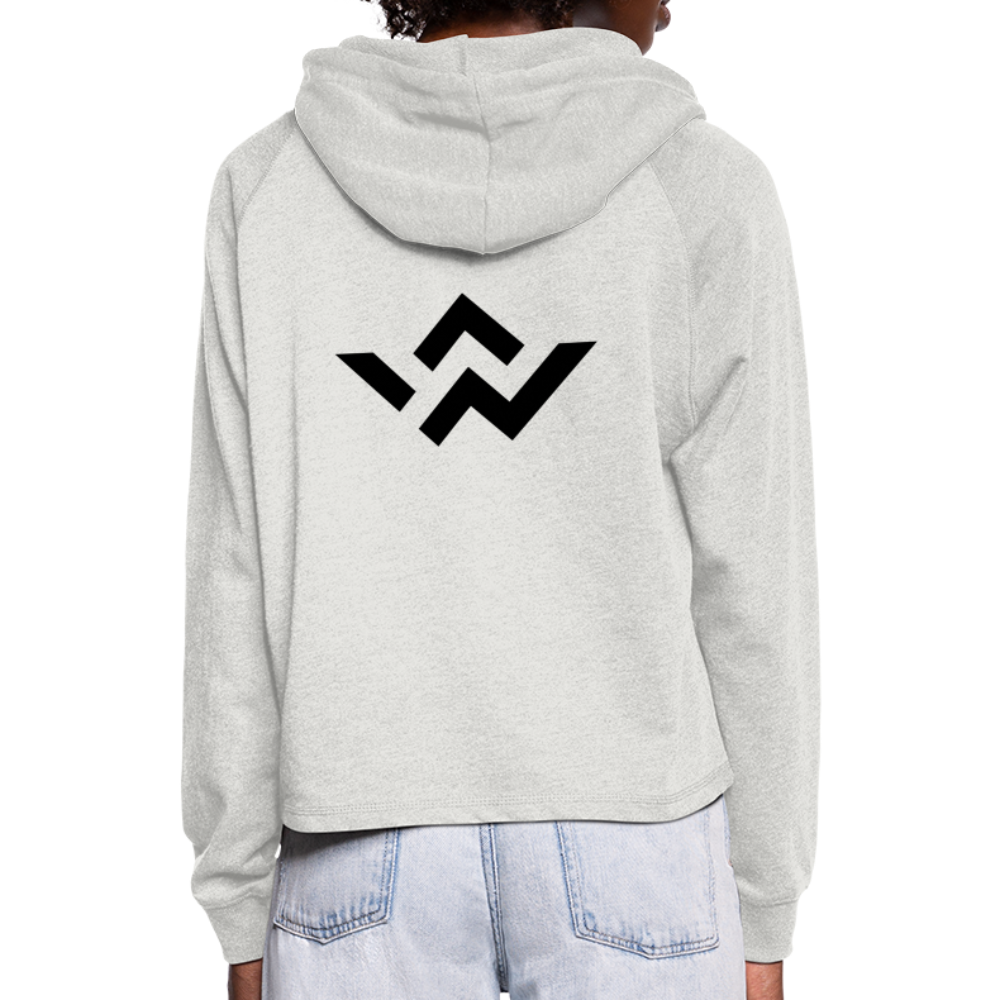 ConnectiveWear Women’s Cropped Hoodie - heather oatmeal