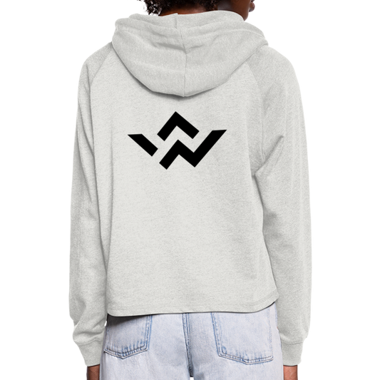 ConnectiveWear Women’s Cropped Hoodie - heather oatmeal