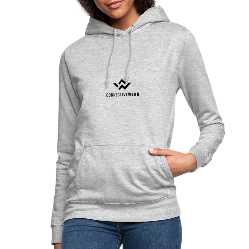 ConnectiveWear Women's Hoodie - light heather grey