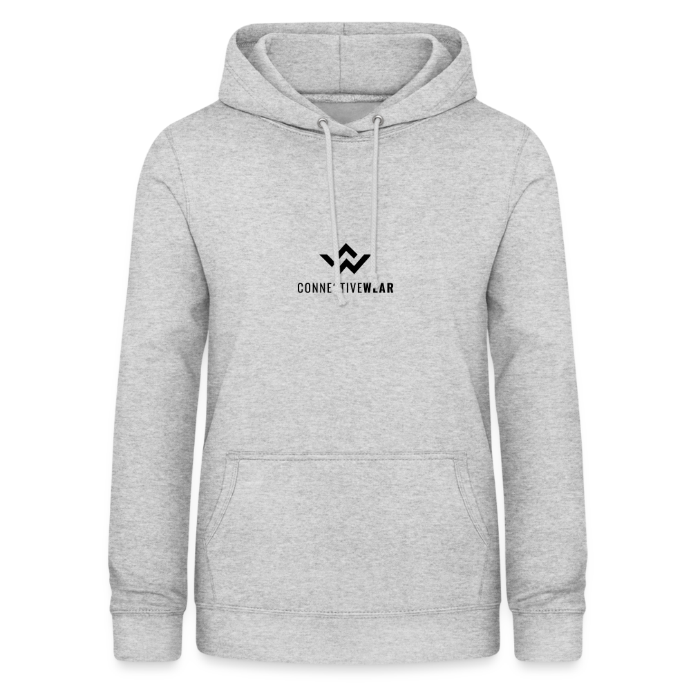 ConnectiveWear Women's Hoodie - light heather grey