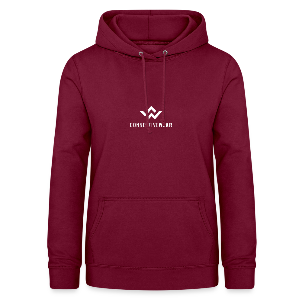 ConnectiveWear Women's Hoodie - bordeaux