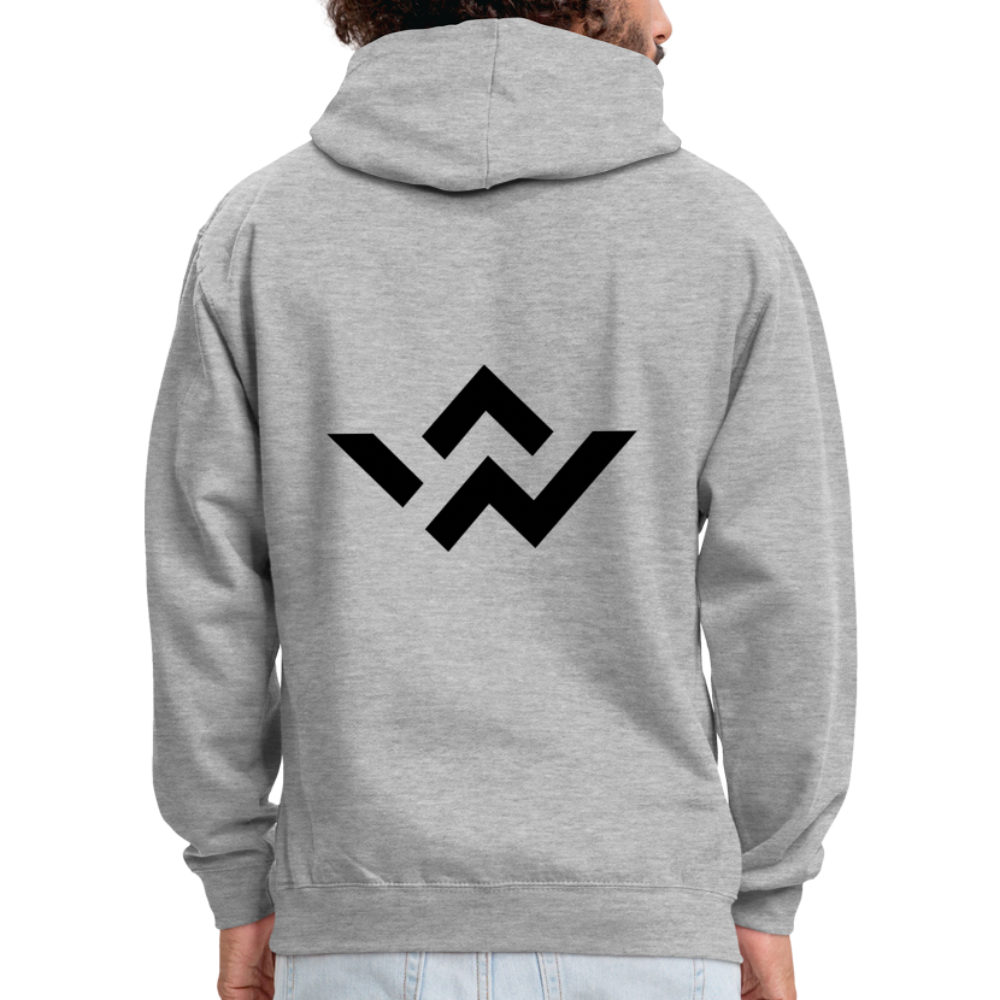 ConnectiveWear Contrast Colour Hoodie - heather grey/navy