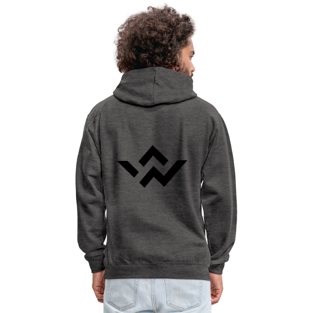 ConnectiveWear Contrast Colour Hoodie - charcoal/black