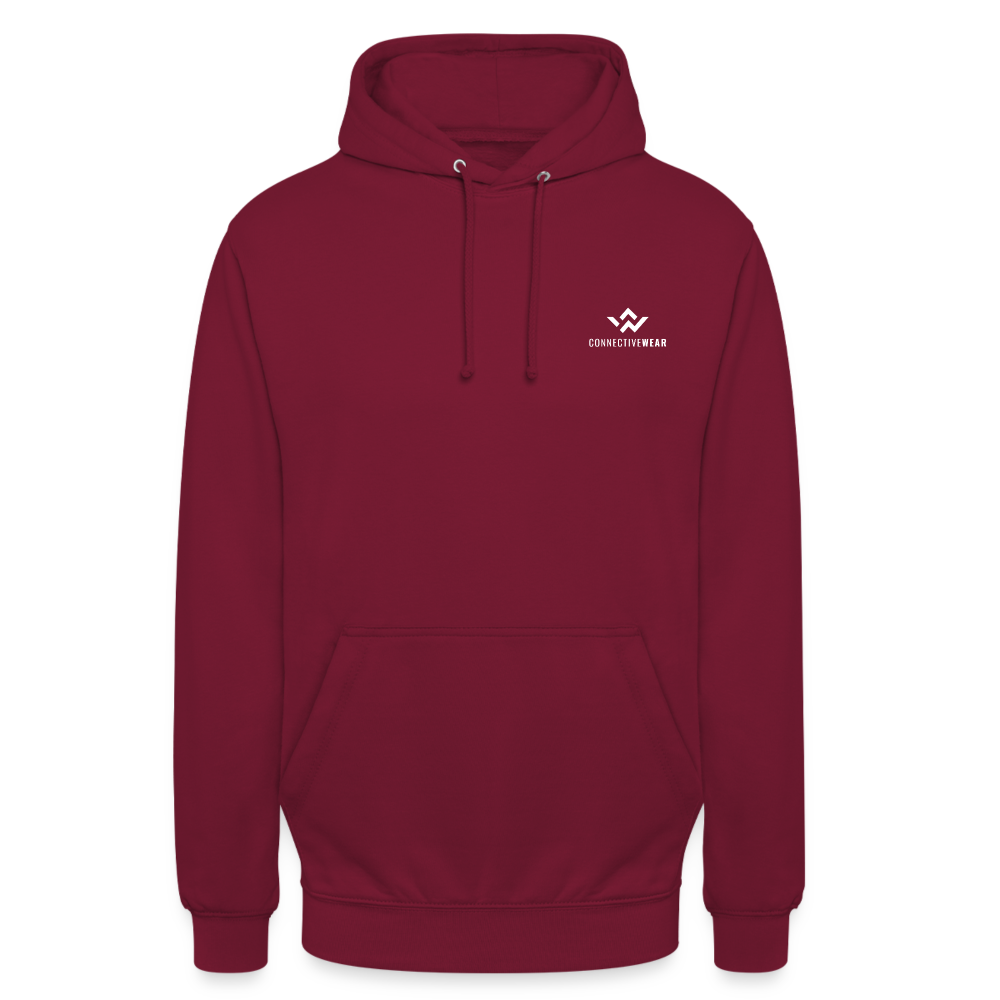 ConnectiveWear Unisex Hoodie - bordeaux