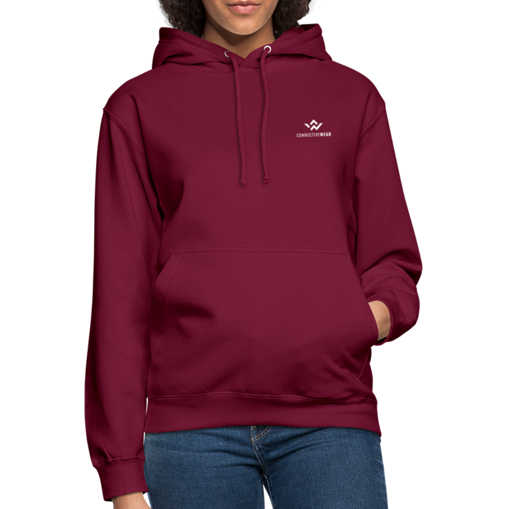 ConnectiveWear Unisex Hoodie - bordeaux