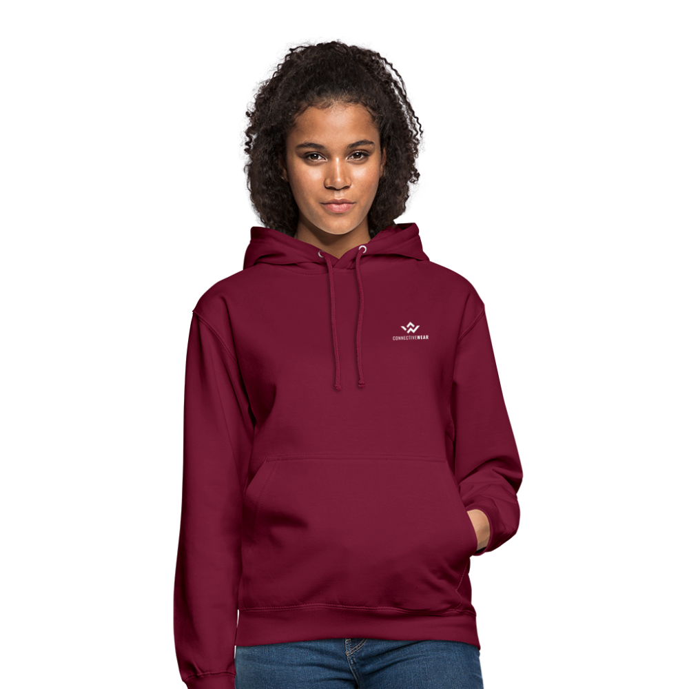 ConnectiveWear Unisex Hoodie - bordeaux