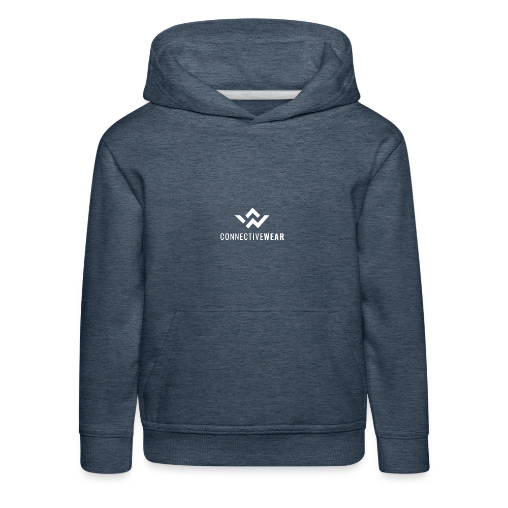 ConnectiveWear Kids' Premium Hoodie - heather denim