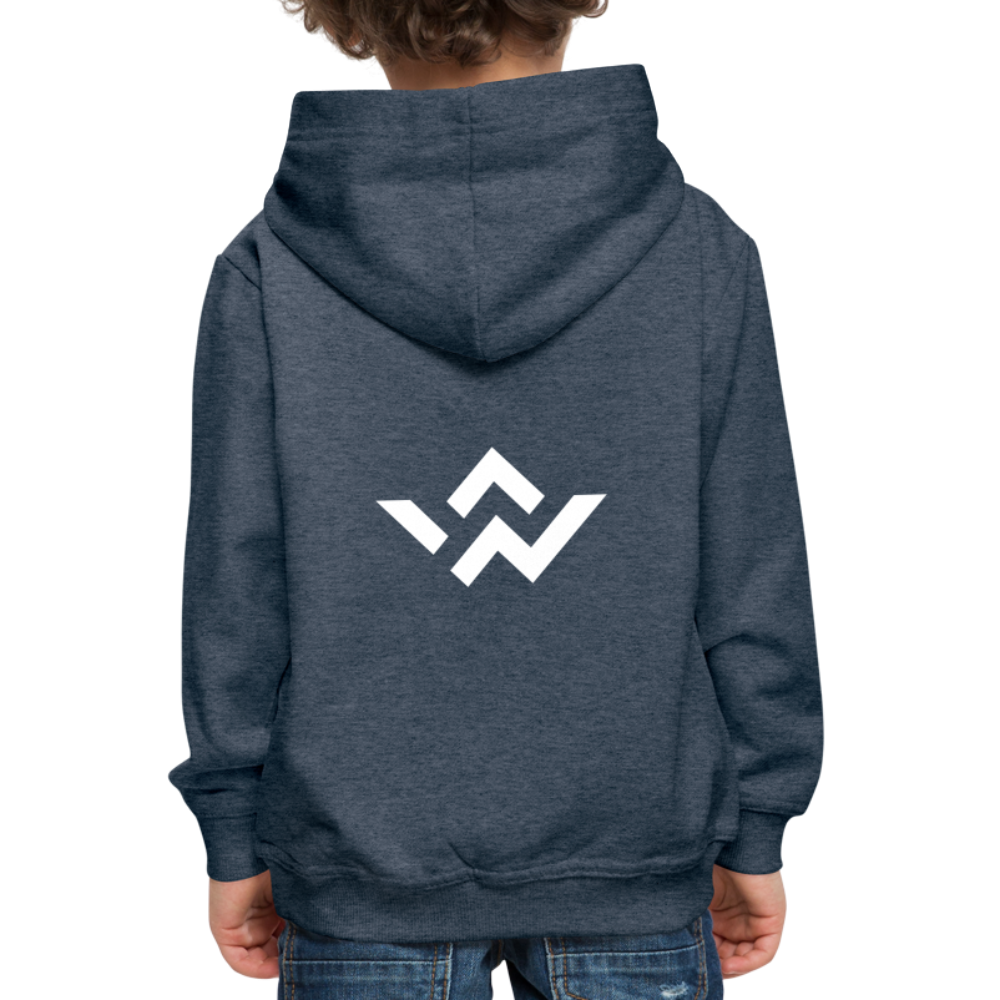 ConnectiveWear Kids' Premium Hoodie - heather denim