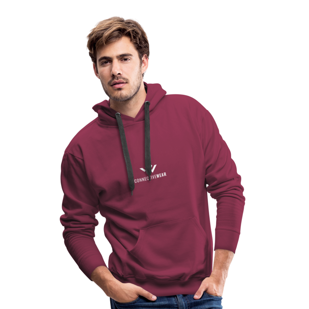 ConnectiveWear Men’s Premium Hoodie - bordeaux