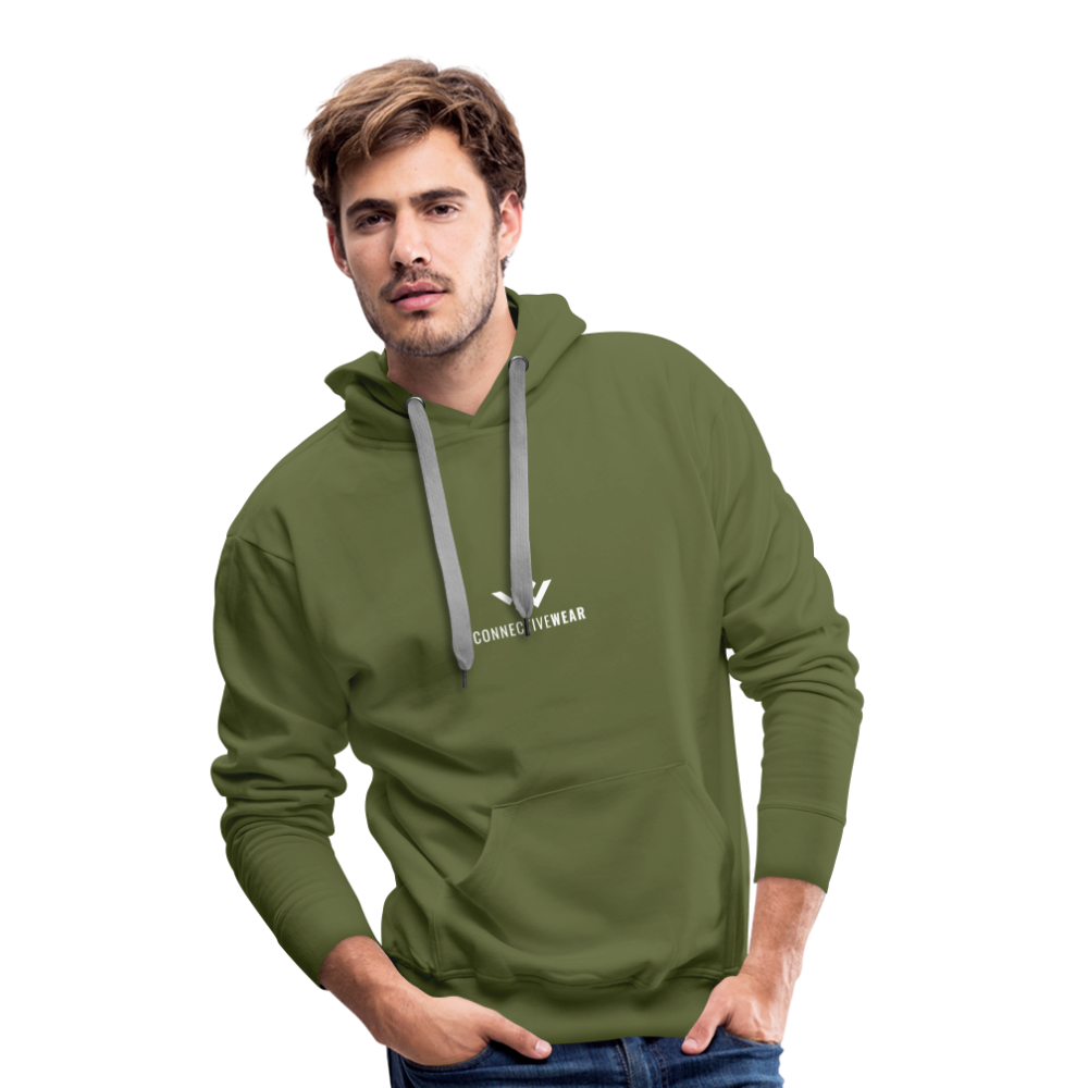 ConnectiveWear Men’s Premium Hoodie - olive green