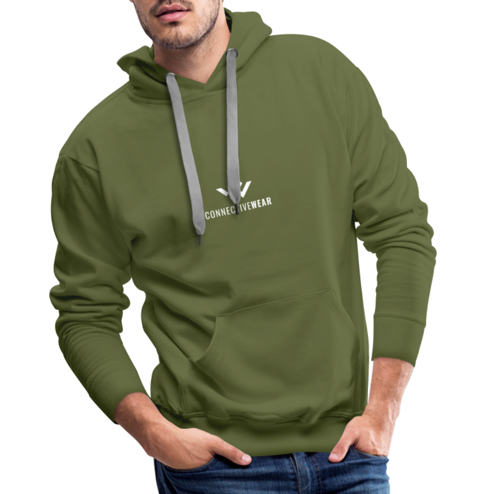 ConnectiveWear Men’s Premium Hoodie - olive green