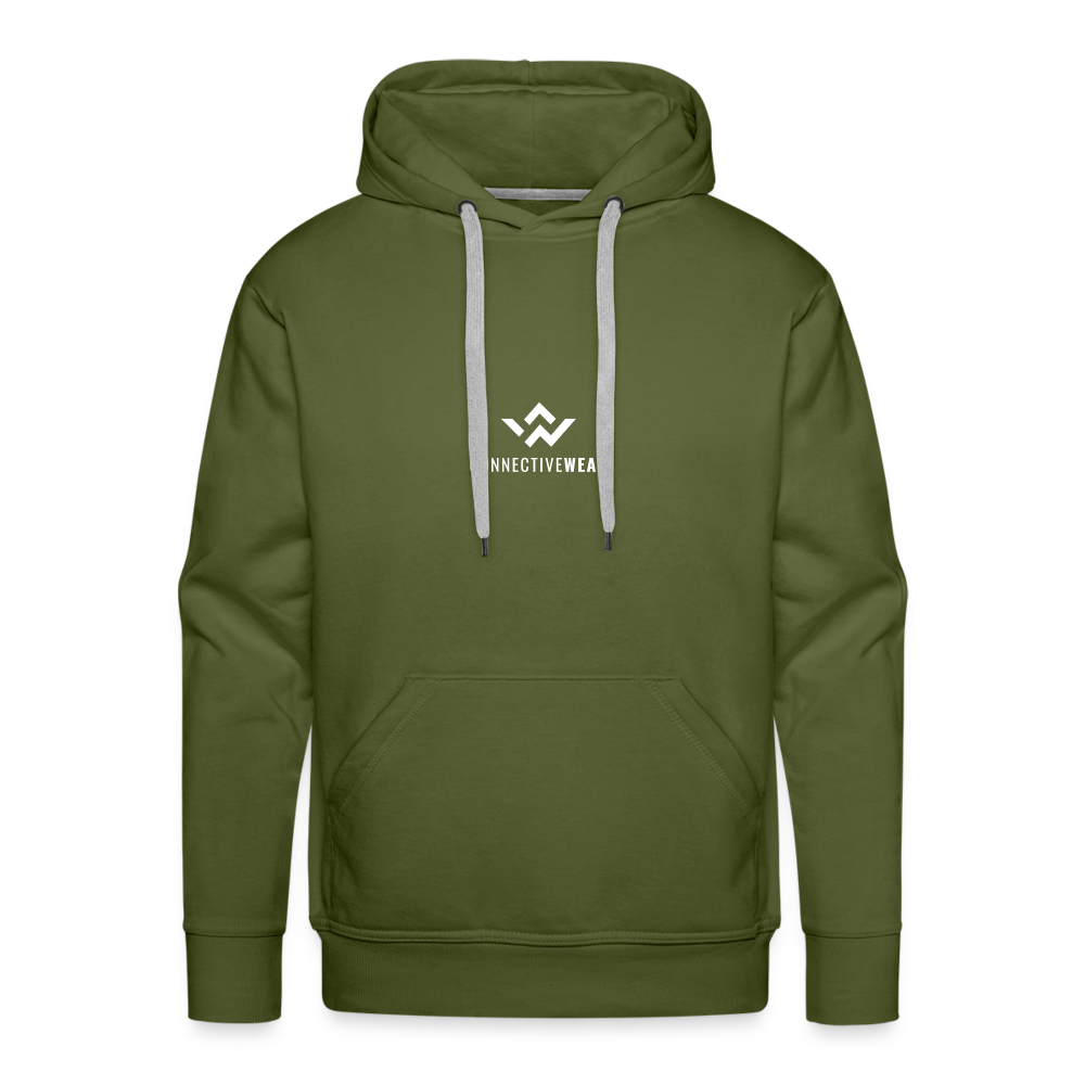 ConnectiveWear Men’s Premium Hoodie - olive green