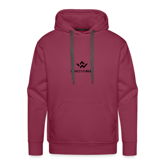 ConnectiveWear Men’s Premium Hoodie - bordeaux