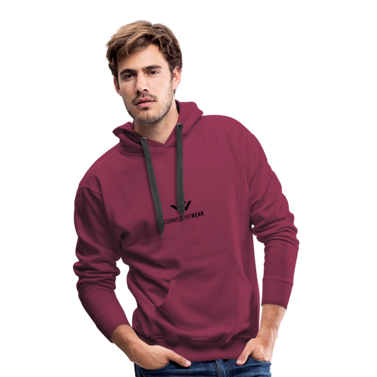 ConnectiveWear Men’s Premium Hoodie - bordeaux