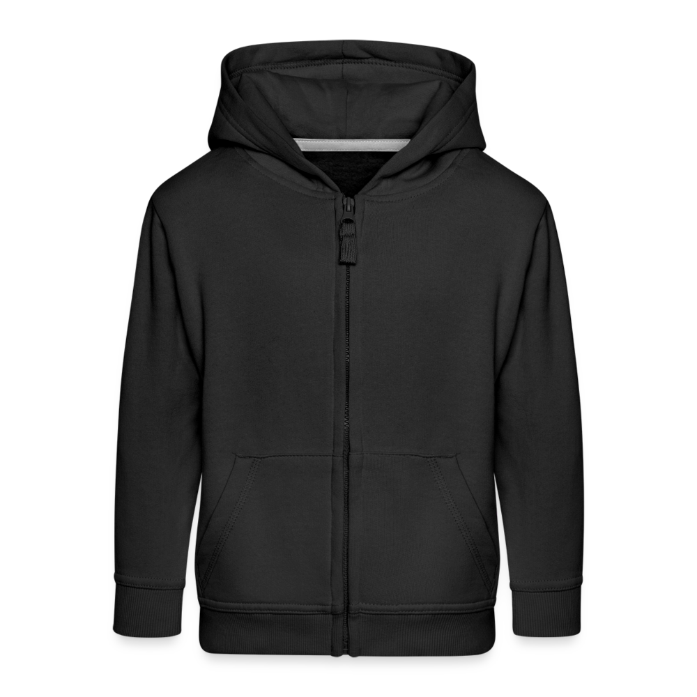 What you believe you can Achieve! Kids' Premium Zip Hoodie - black