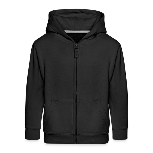 What you believe you can Achieve! Kids' Premium Zip Hoodie - black