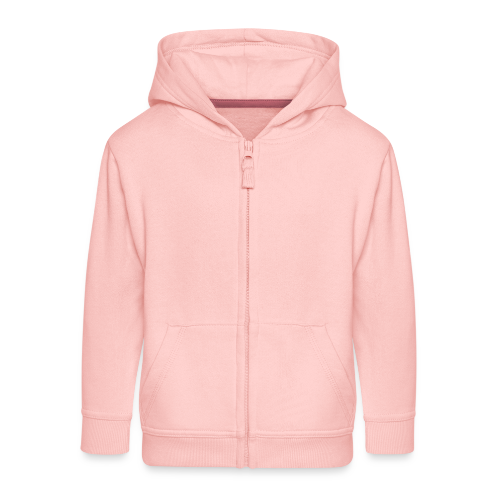 What you believe you can Achieve! Kids' Premium Zip Hoodie - crystal pink