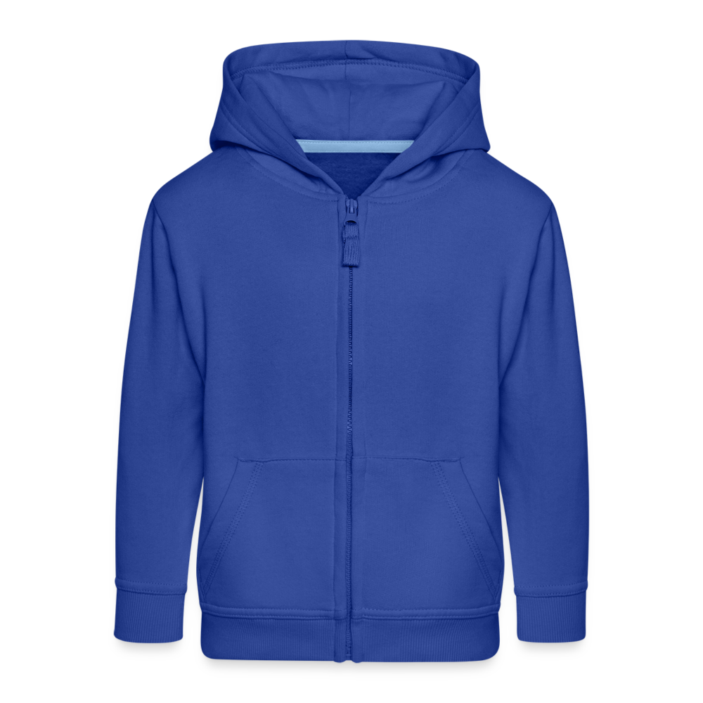 What you believe you can Achieve! Kids' Premium Zip Hoodie - royal blue