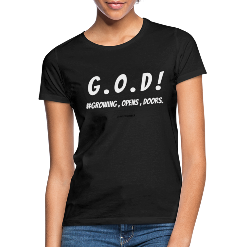 G . O . D ! Women's T-Shirt - black