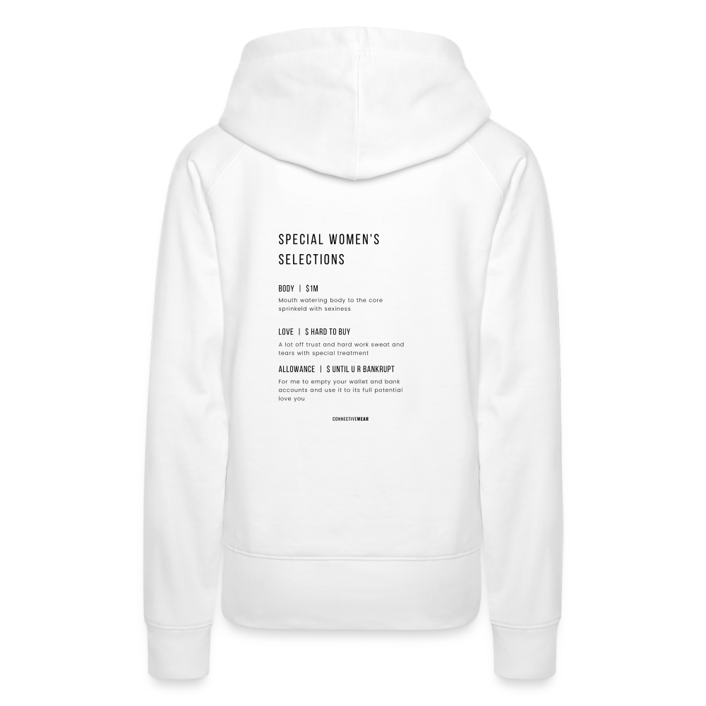 ConnectiveWear Women’s Hoodie - white