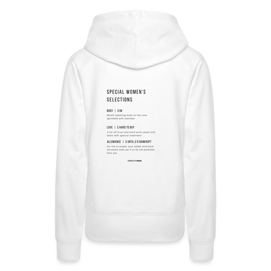 ConnectiveWear Women’s Hoodie - white