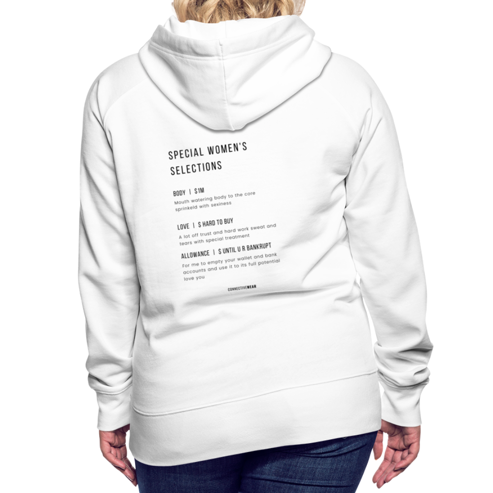 ConnectiveWear Women’s Hoodie - white