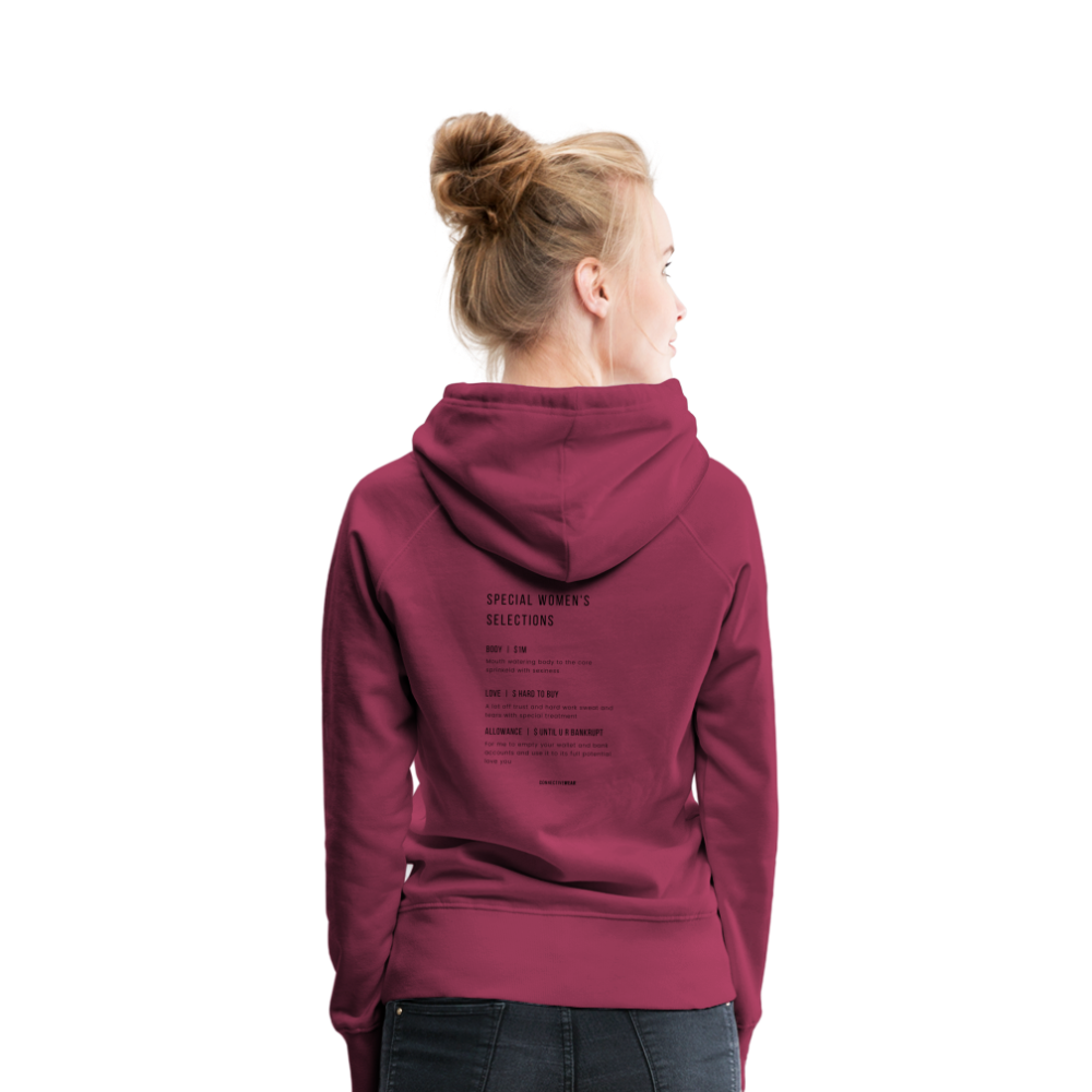 ConnectiveWear Women’s Hoodie - bordeaux