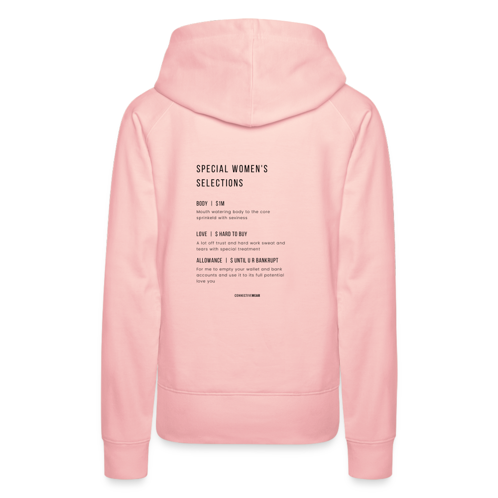 ConnectiveWear Women’s Hoodie - crystal pink