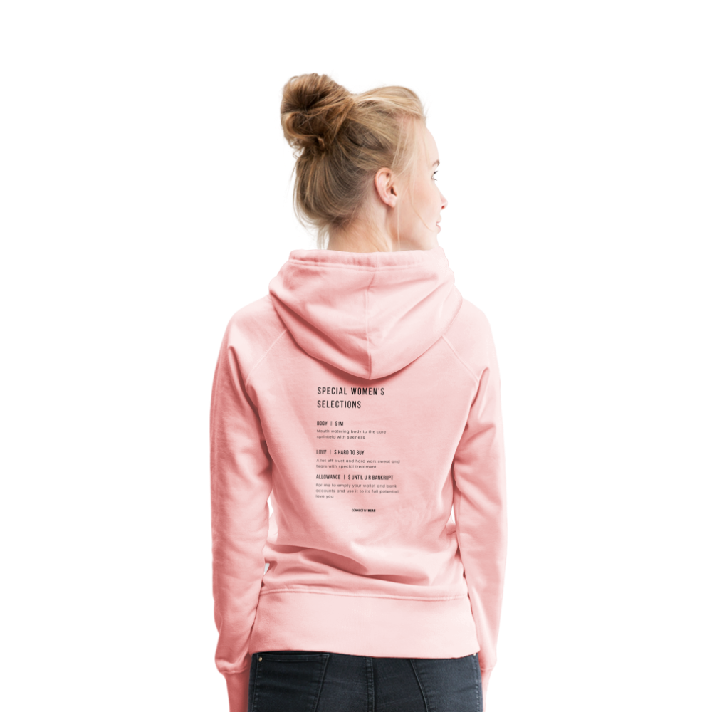 ConnectiveWear Women’s Hoodie - crystal pink