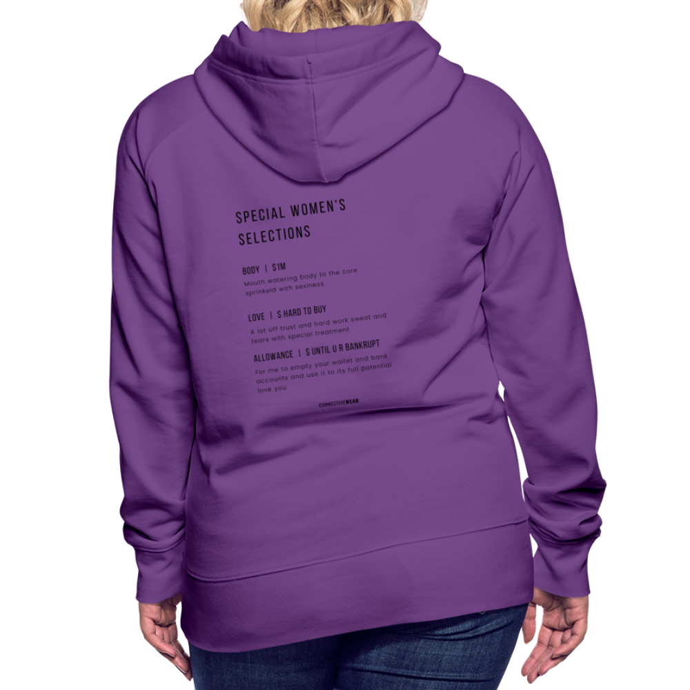 ConnectiveWear Women’s Hoodie - purple