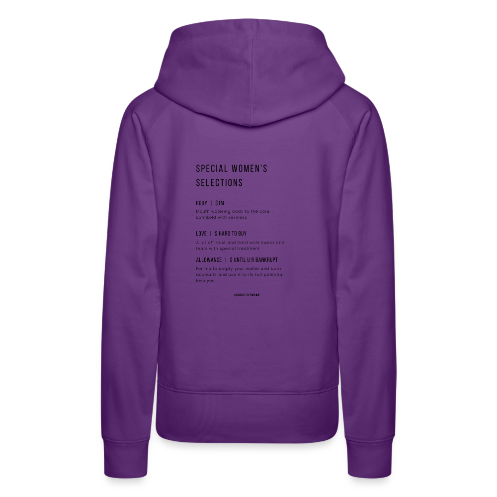 ConnectiveWear Women’s Hoodie - purple