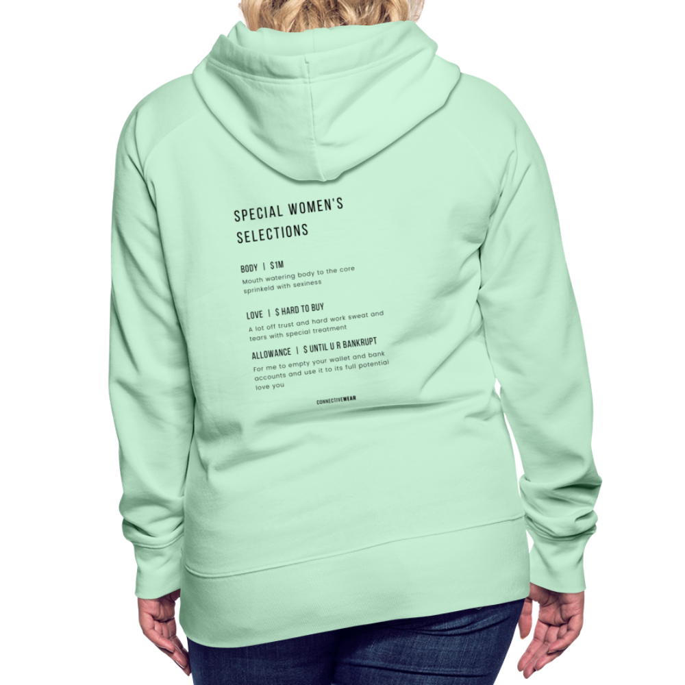 ConnectiveWear Women’s Hoodie - light mint