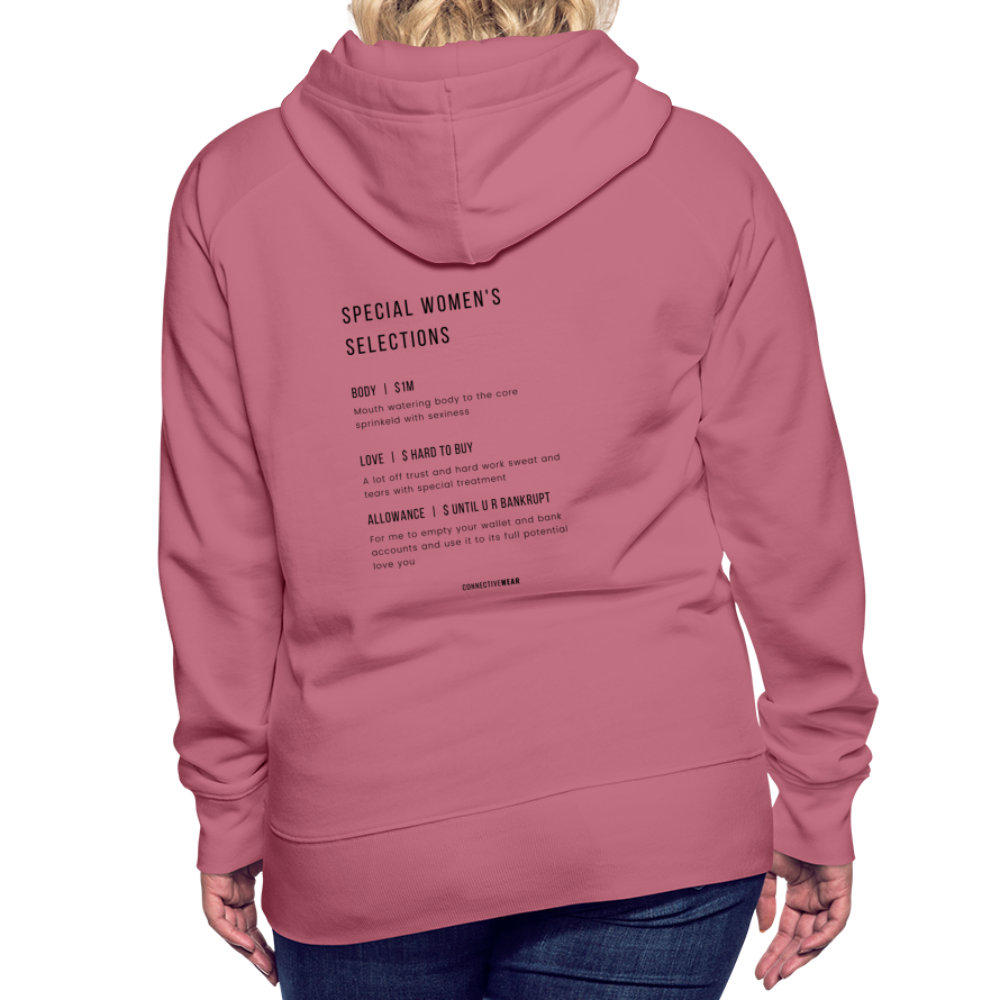 ConnectiveWear Women’s Hoodie - mauve