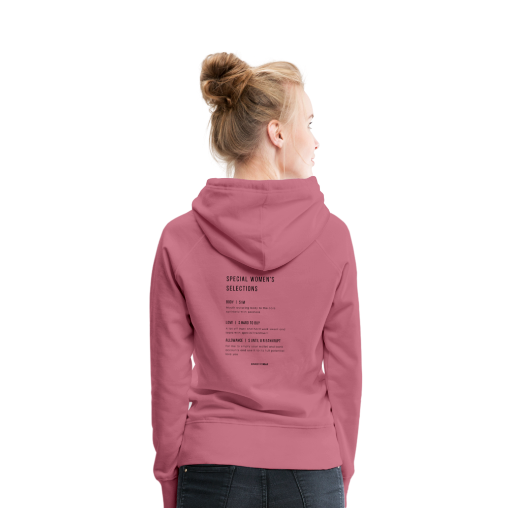 ConnectiveWear Women’s Hoodie - mauve