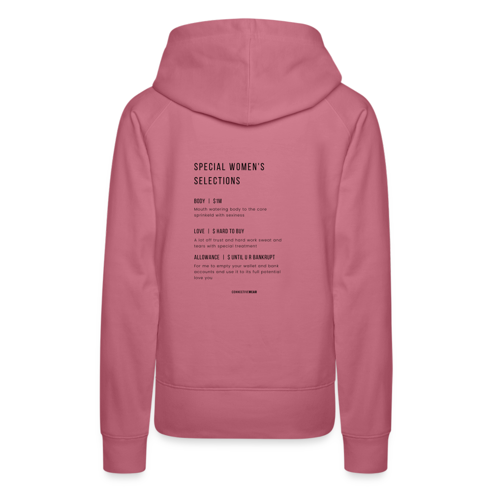 ConnectiveWear Women’s Hoodie - mauve