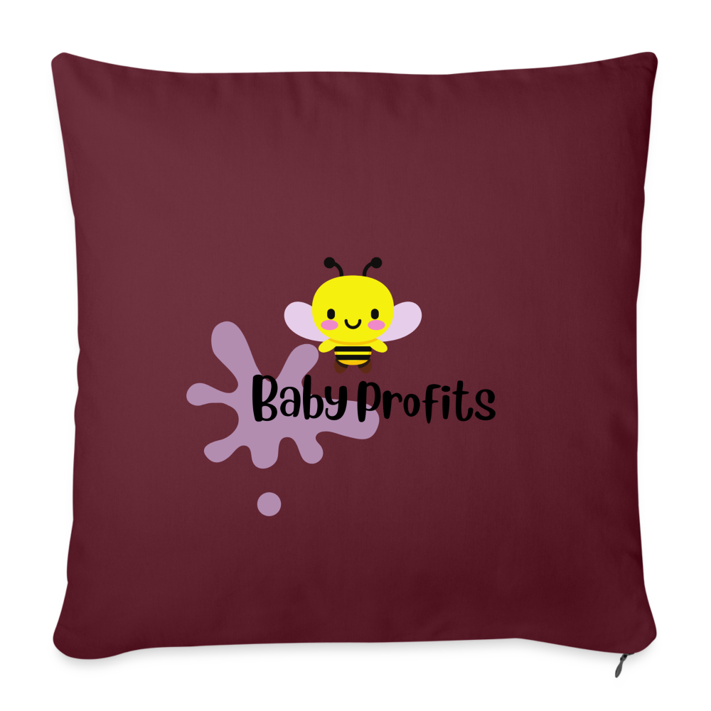 Baby Profits Pillow - burgundy