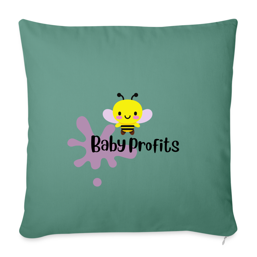 Baby Profits Pillow - cypress green