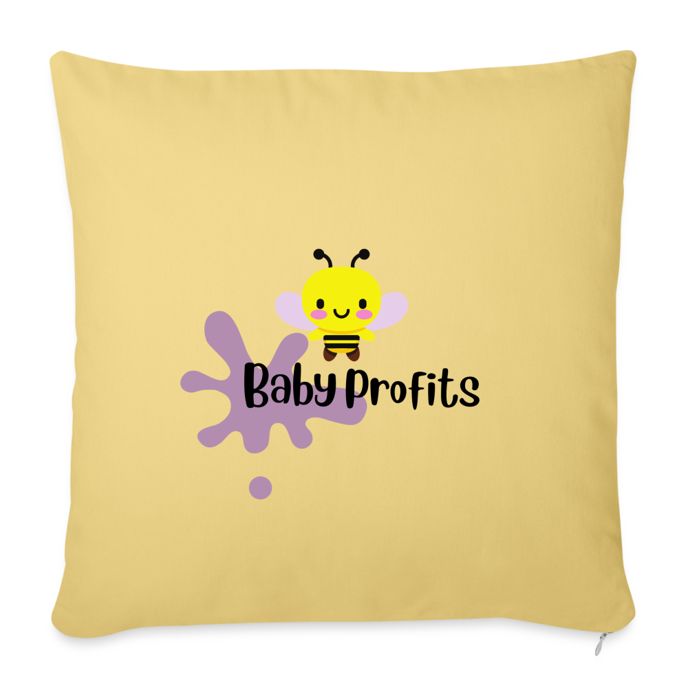 Baby Profits Pillow - washed yellow