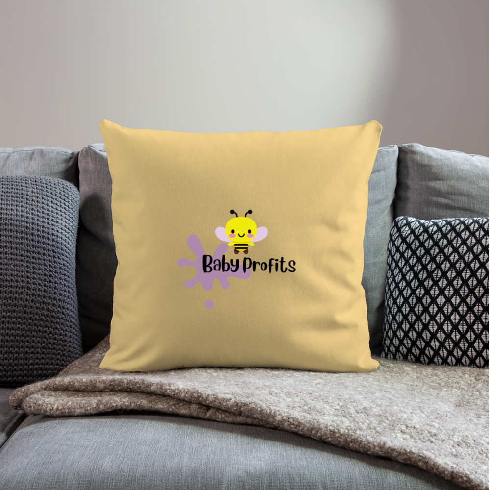 Baby Profits Pillow - washed yellow